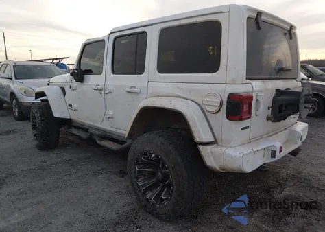 2020 Jeep Wrangler Unlimited High Altitude 4X4 z USA, uszkodzony, nr VIN 1C4HJXEM5LW339911